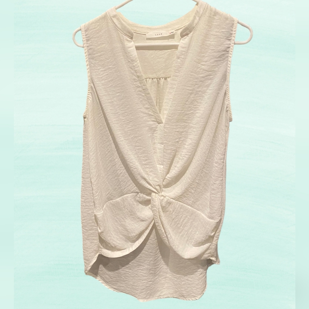 Lush Sleeveless Top Sz M